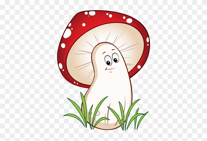 Happy Mushrooms Clipart Google Search Mushroomy - Mushroom Cartoon Png #46019