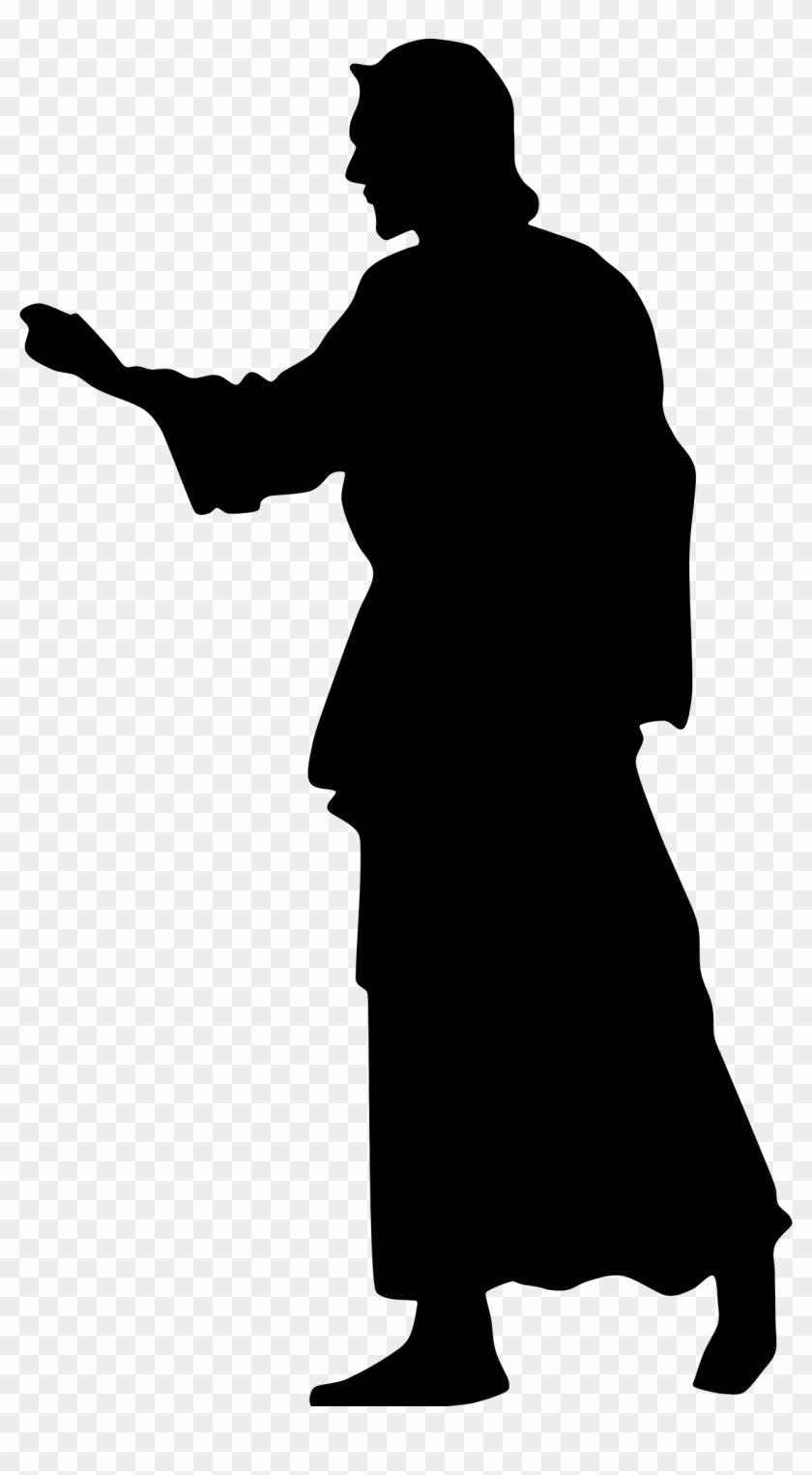 Clipart - Christ Silhouette #46337