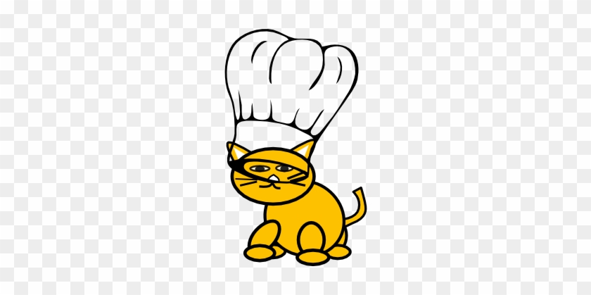 Cat With Hat Clip Art - Chef Hat Clip Art #46358