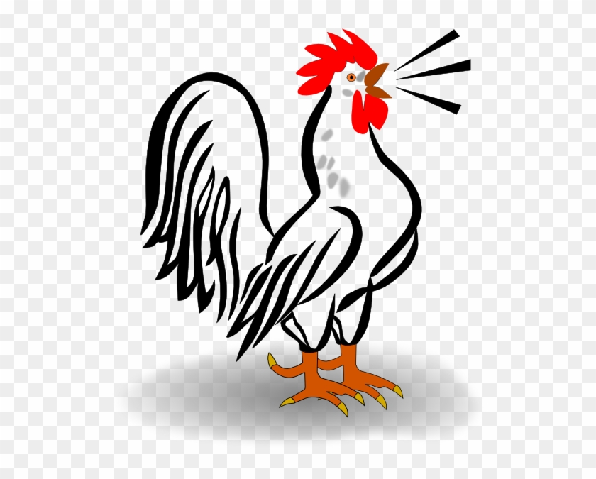 Rooster Clipart Rooster Clip Art At Clker Vector Clip - ไก่ ขัน Png #46382