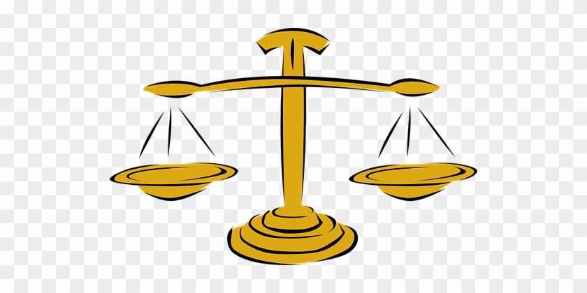Scales Yellow Weigh Justice Tool Balance W - Balance Clipart #46465