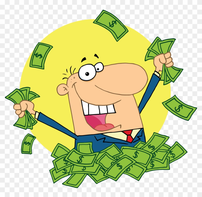 Money Cartoon Royalty-free Clip Art - Money Cartoon Png #46494