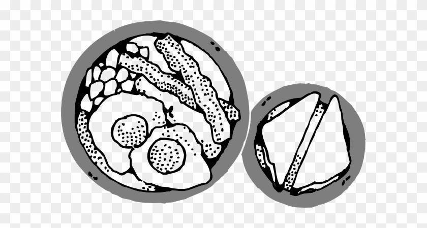 Download Breakfast Clip Art Free Clipart Of Breakfast - Breakfast Black And White #46496