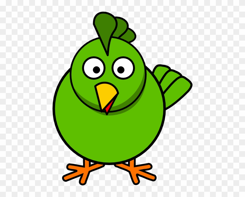 Green Chick Clip Art - Green Chicken Cartoon #46519