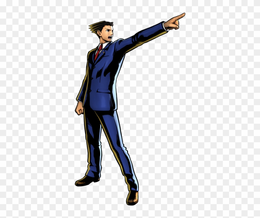 Ace Attorney Png Clipart - Ultimate Marvel Vs Capcom 3 #46555