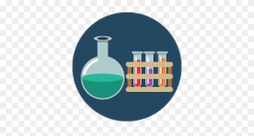 Yellow And Blue - Science Flat Icon Png #46558