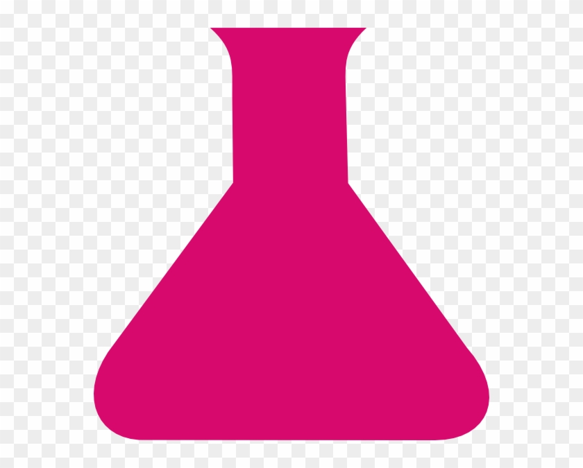 Pink Science Flask Clip Art At Clker - Pink Science Clipart Transparent #46649