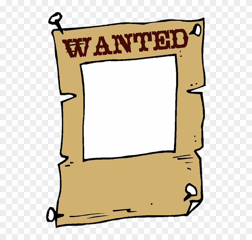 Wanted Frame Clip Art Vintage Quote Cardboard - Wanted Poster #46731