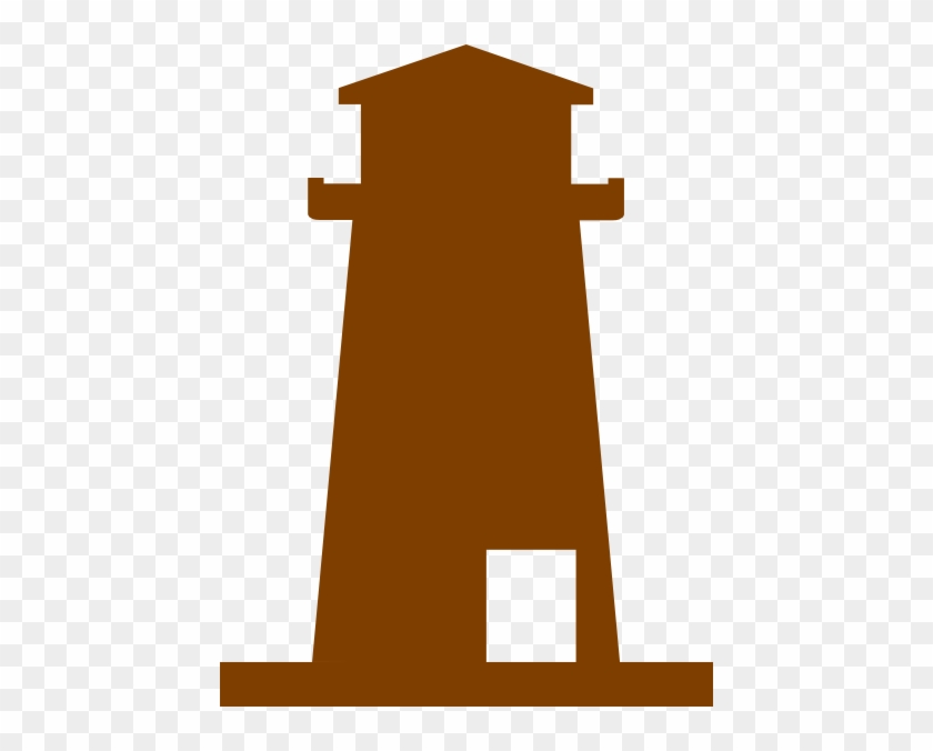 Brown Lighthouse Clip Art - Lighthouse Pictogram #46839