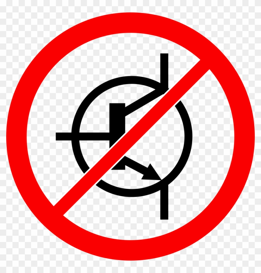 No Transistor Sign Clipart, Vector Clip Art Online, - Portrait Of A Man #46929