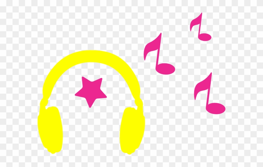 Musical Note Headphones Royalty-free Clip Art - Music Headphones Clipart #46938