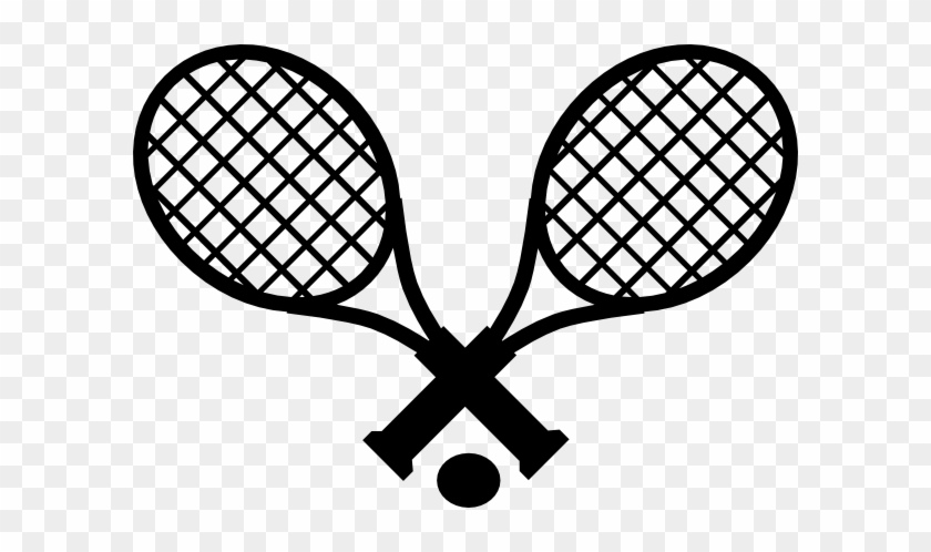 Tennis Ball Outline - Simple Tennis Racket Drawing #46948