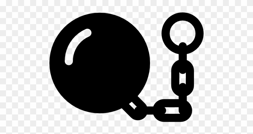 Size - Ball And Chain Icon #47015