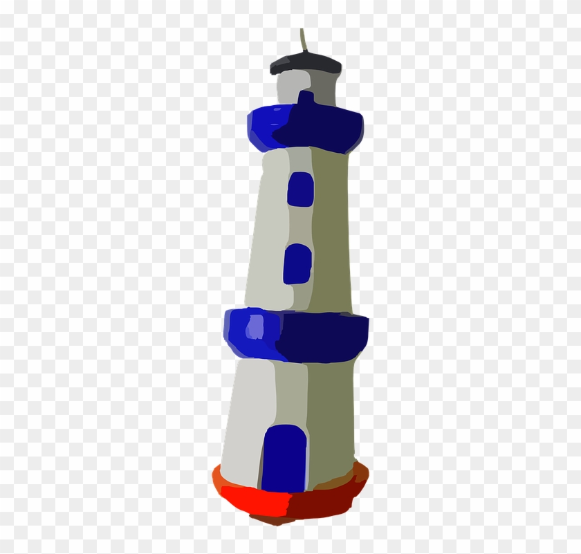 Ocean Lighthouse, Blue, Cartoon, Direction, Navigation, - Chair #47069