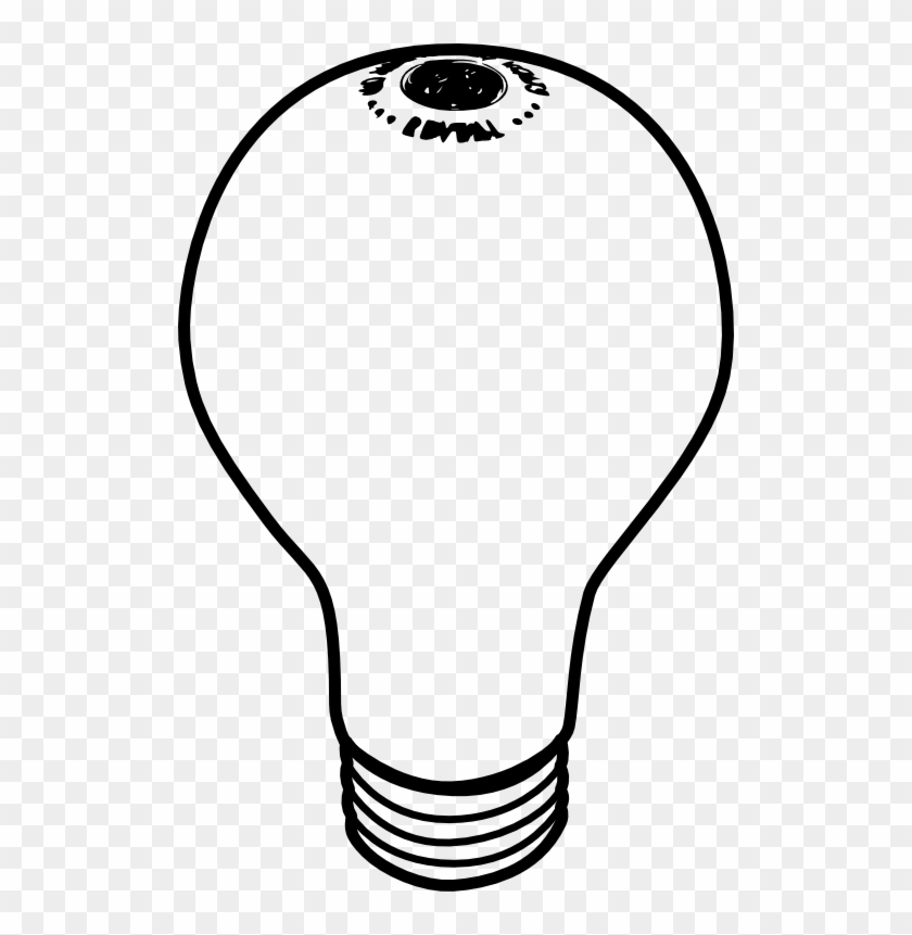 Light - Light Bulb Clip Art Black And White #47167