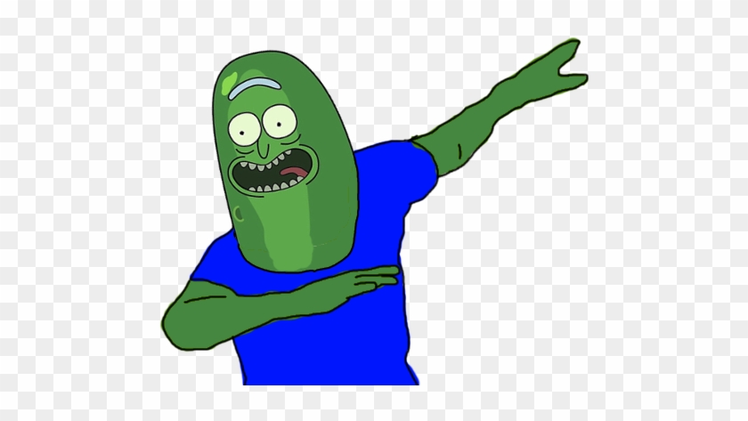 Rick Sanchez Green Clip Art Fictional Character - Pickle Rick Dab #47269