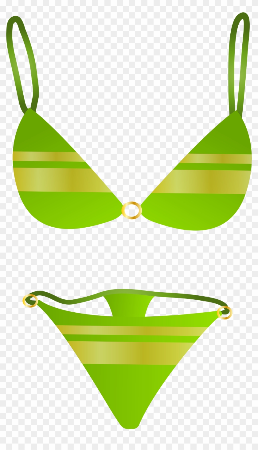 Green Swimsuit Png Clip Art - Swimsuit Clipart Png #47464