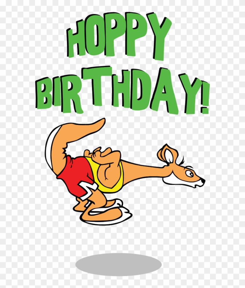 Kangaroo Happy Birthday - Happy Birthday Clip Art #47505