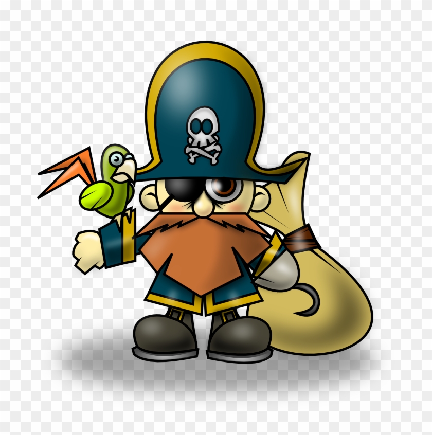 Free To Use Public Domain Pirate Clip Art - Pirates Of The Caribbean Cartoon #47603