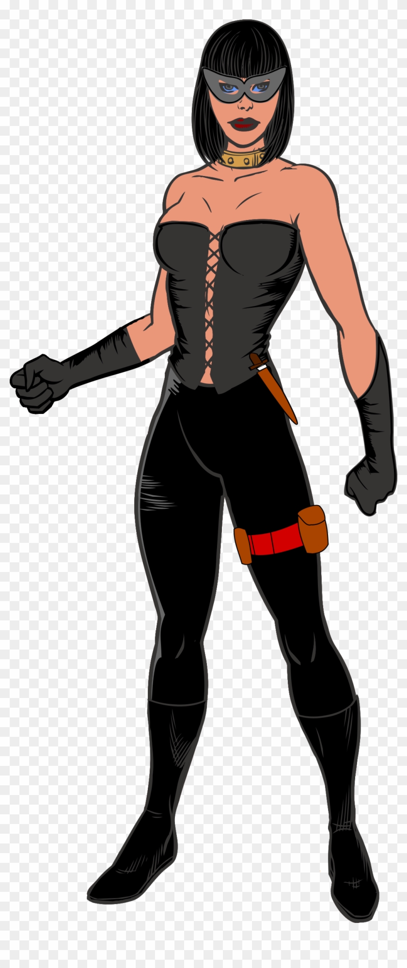 Clipart Info - Girl Super Villain Cartoon #47629