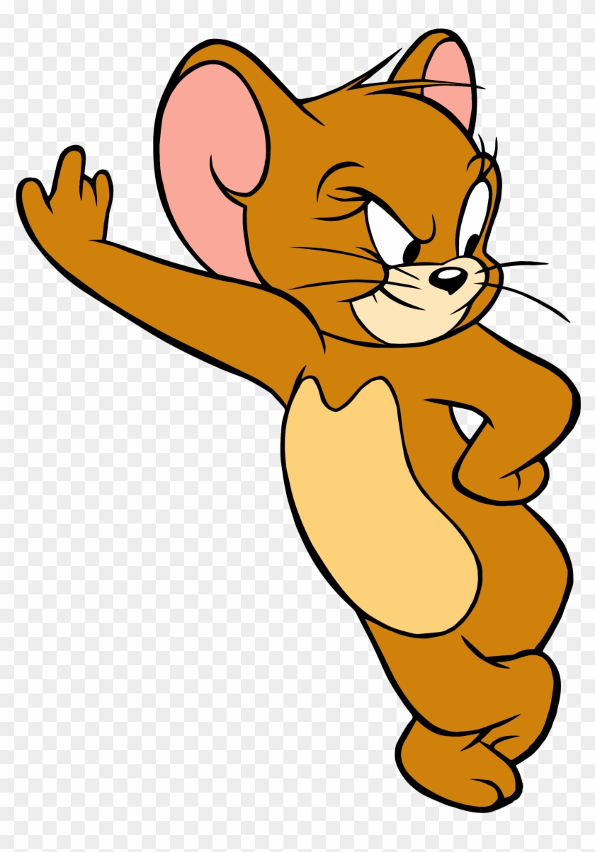 Angry Jerry Free Png Clip Art Image - Tom And Jerry Cartoon - Free  Transparent PNG Clipart Images Download
