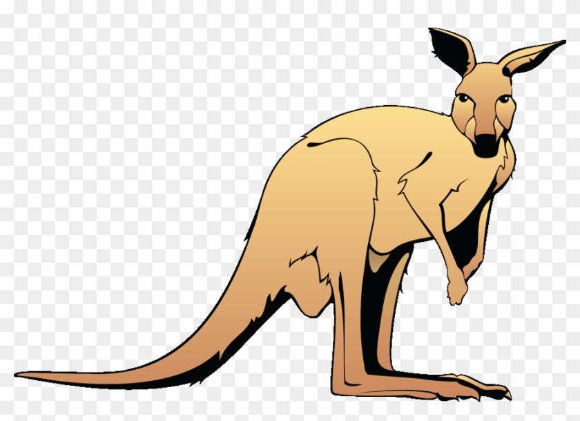 Jumping Kangaroo Clipart - Clip Art Wild Animal #47803