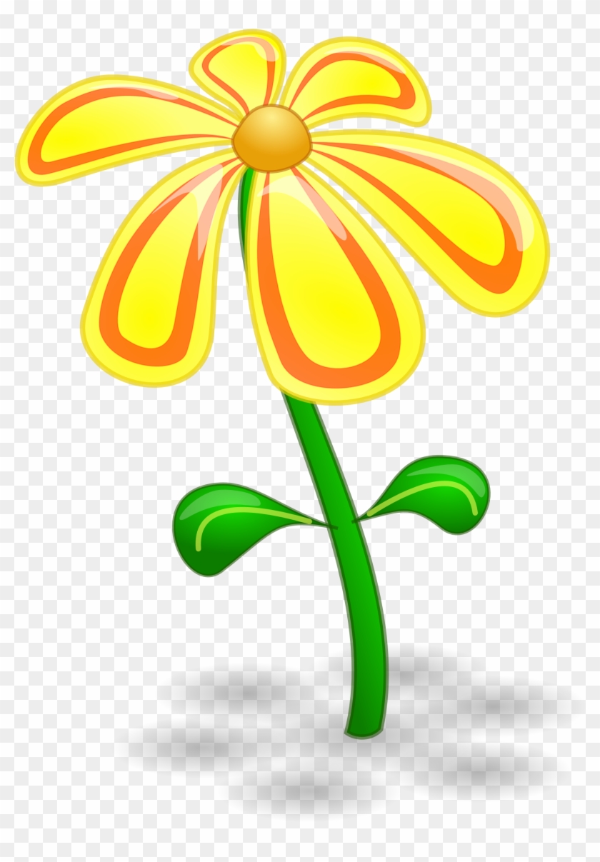 Yellow Flower Clipart February Flower - Yellow Flower Clip Art #47852