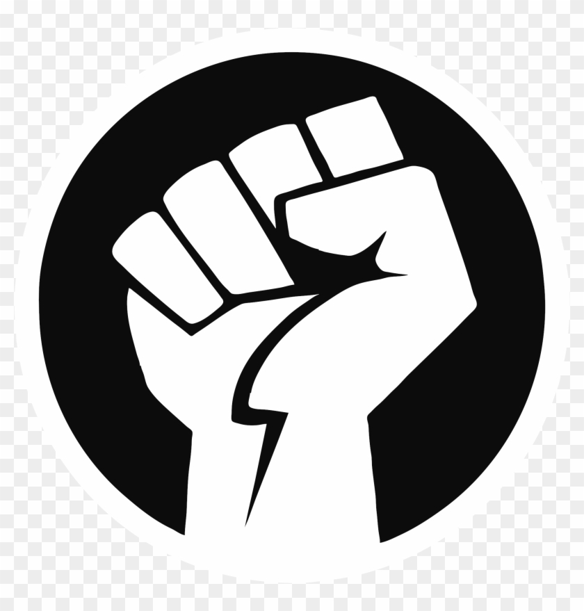 Power And Politics On Emaze - Black Power Fist Vector #47942