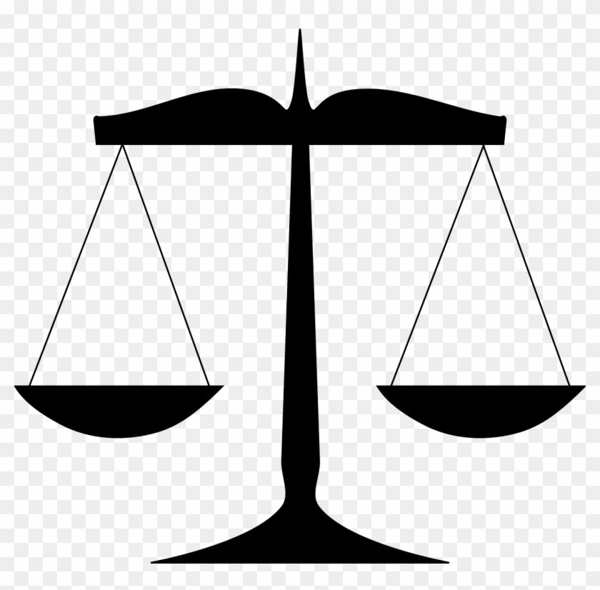 Scales Of Justice Clip Art #47945