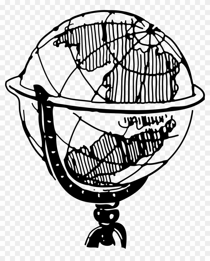 8274 Globe Clipart Black And White Globe Clipart Black - Globe Clip Art Black And White #48018