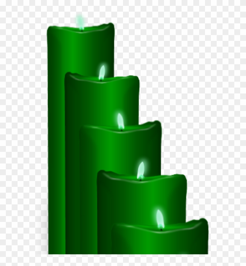 A Ladder Of Candles - Clip Art #48088