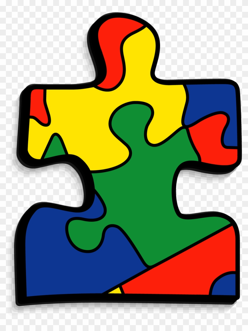 Puzzle Clipart Autistic - Autism Awareness Puzzle Piece #48089