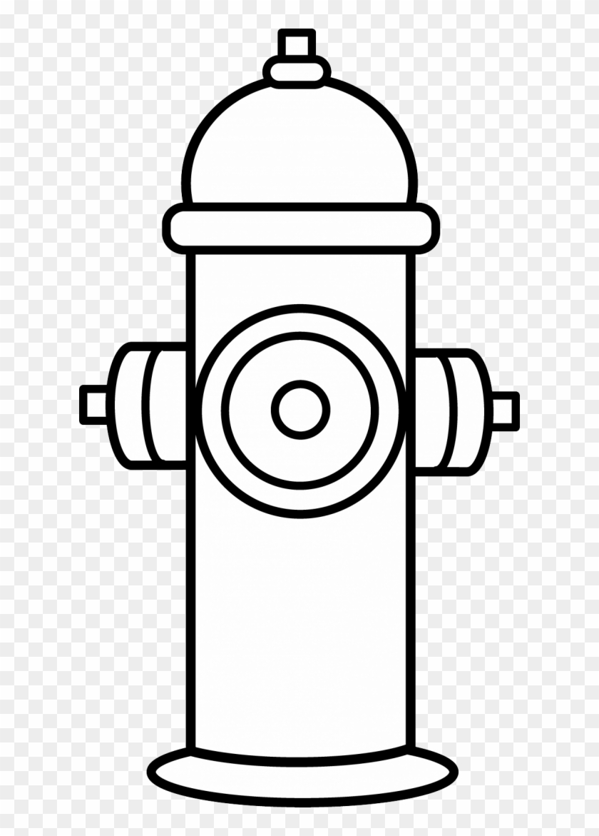 Fireman Hat Clipart - Fire Hydrant Coloring Page #48169