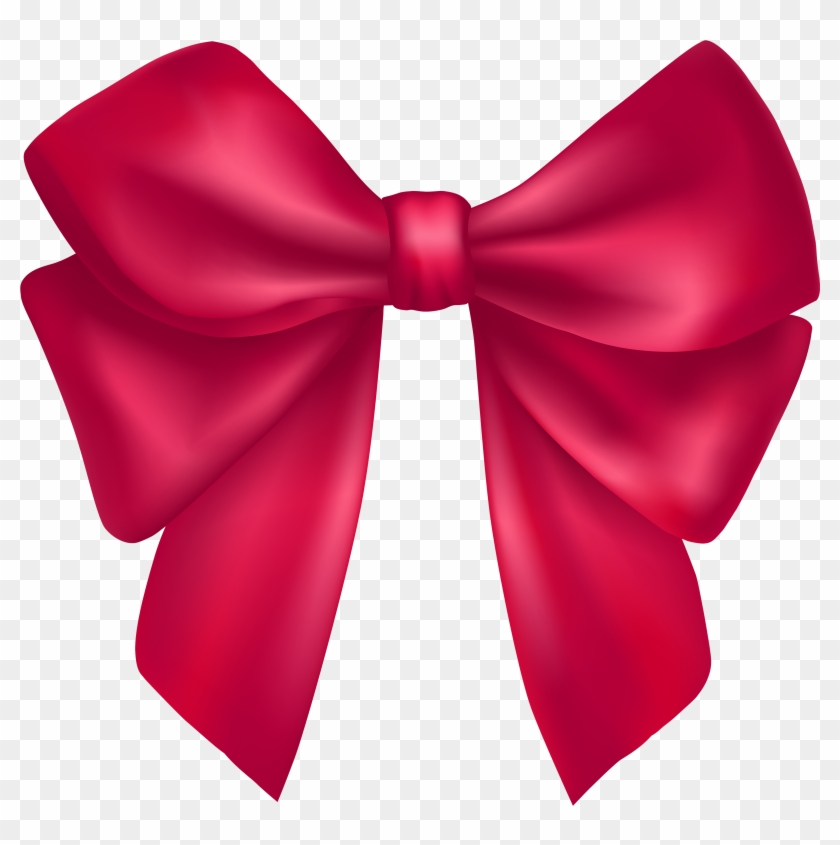 Pink Clip Art - Pink Bow Png #48188