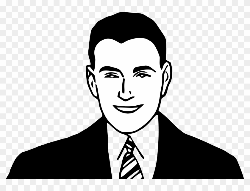 Man Clip Art - Men Cartoon Black And White #48194