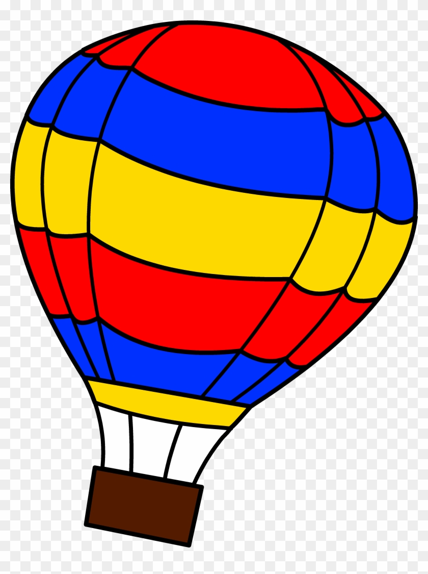 Hot Air Balloon Clip Art - Hot Air Balloons Coloring Pages #48390