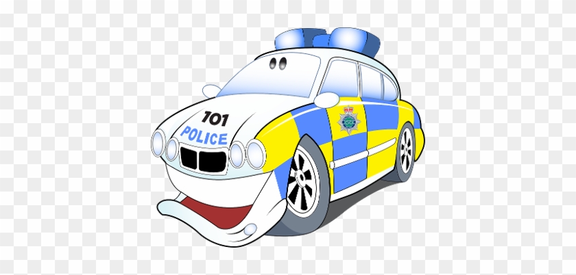 Uk Police Car Clipart - Cartoon Uk Police Car #48398