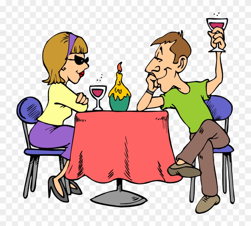 Dining Table Clip Art - Eat Out Clipart #48448