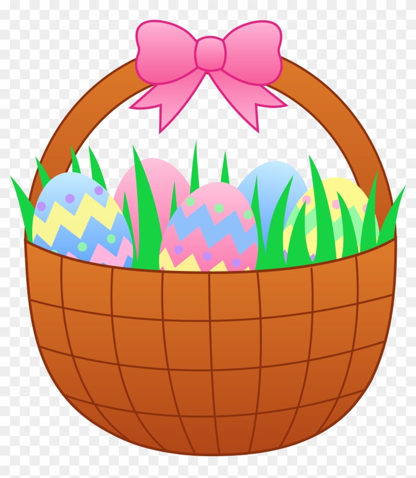 Easter Egg Clip Art Coloring Page - Cute Cartoon Easter Eggs #48488