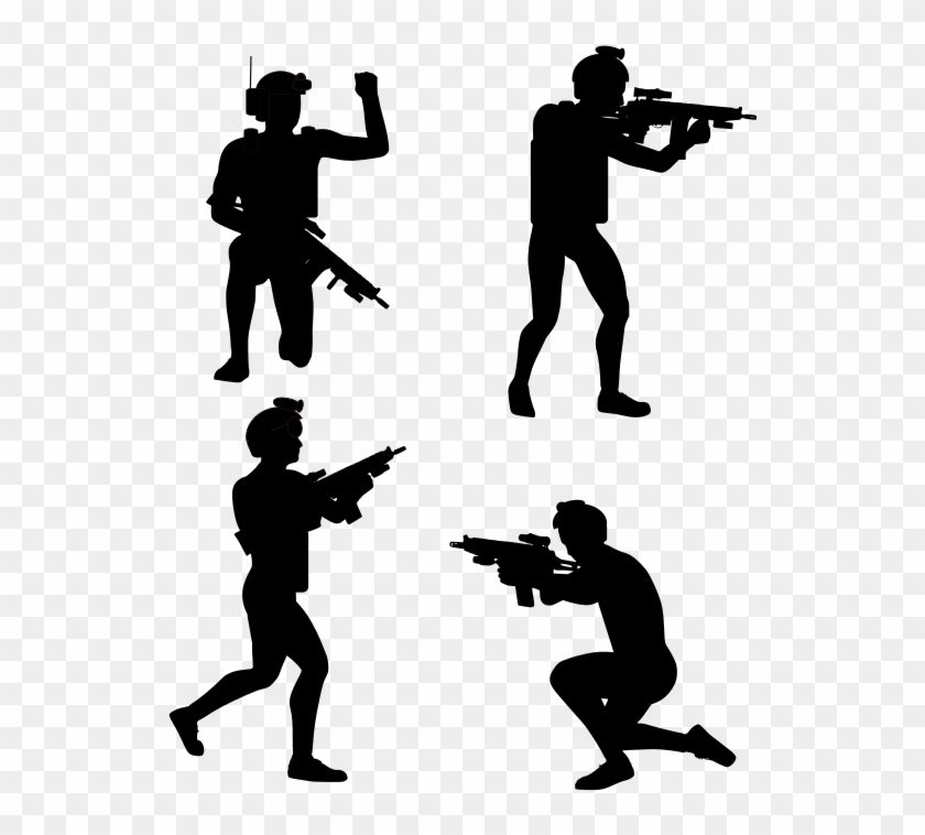 Medium Image - Police Silhouettes Png #48502