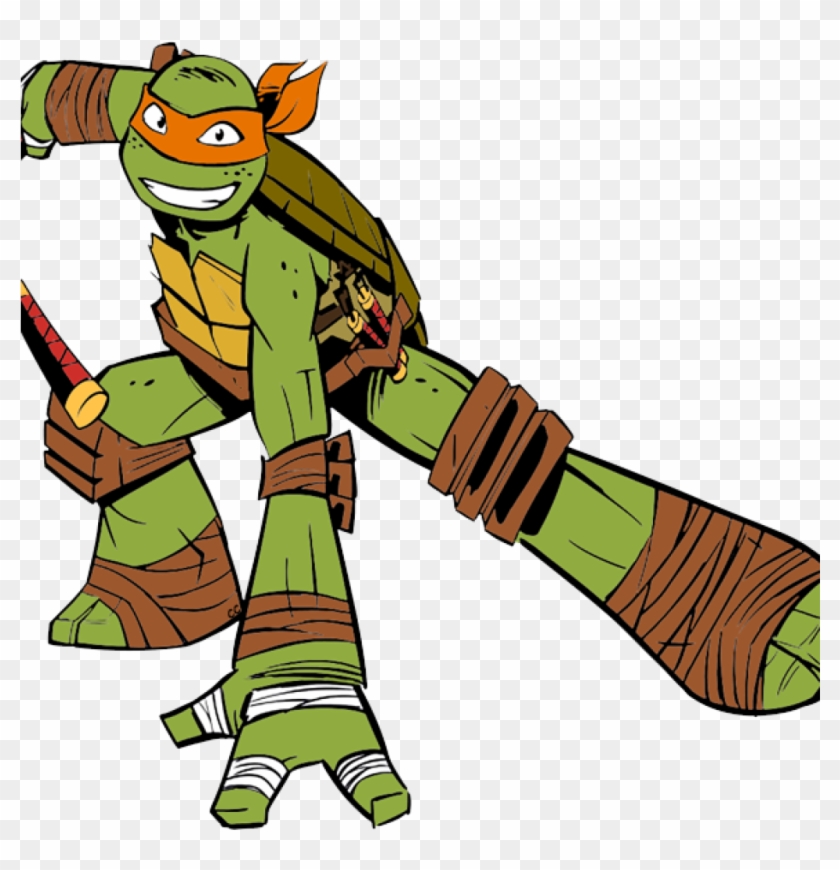 Ninja Turtle Clip Art Teenage Mutant Ninja Turtles - Tmnt Leonardo Raphael Michelangelo And Donatello #48522
