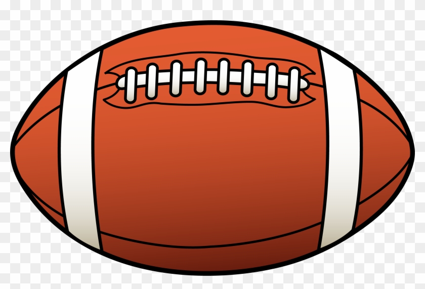 Rugby Ball Or American Football - Oval Shaped Objects Clipart #48701