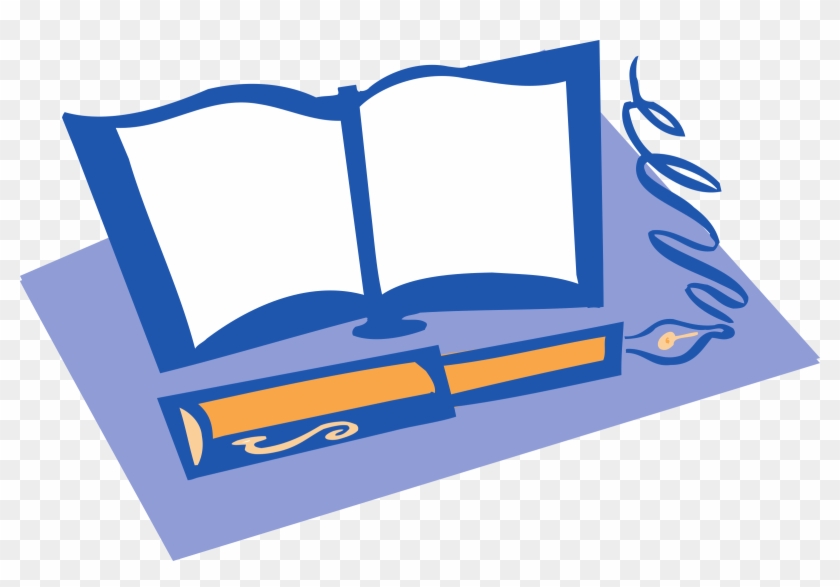 Epa Sunwise - Book And Pen Clip Art #48718