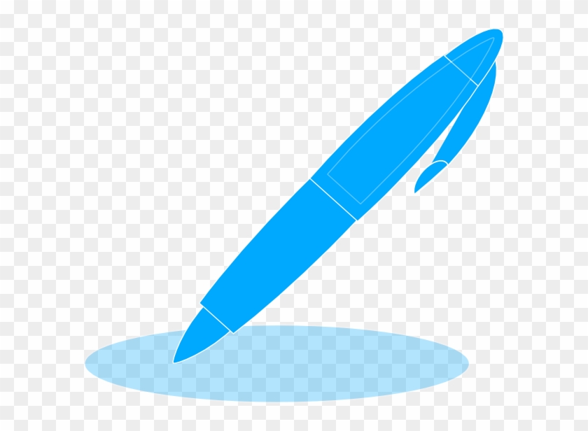 Pen Clipart Logo Png - Blue Pen Clipart #48755