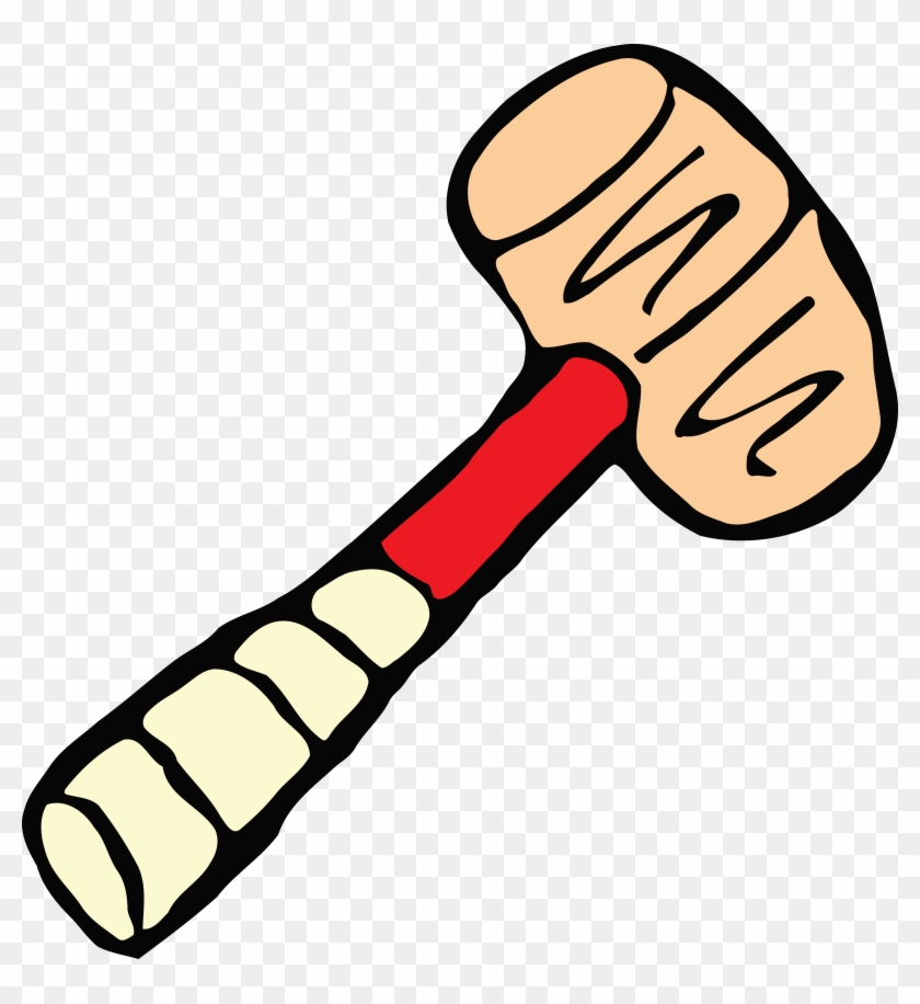 Free Clipart Of A Hammer - Hammer Png Clipart #48774
