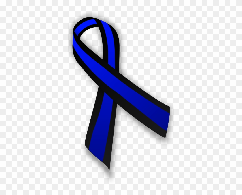 Support Law Enforcement - Brain Aneurysm Awareness Ribbon #48835