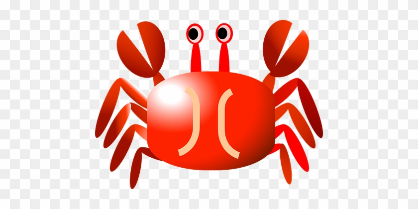 Crawfish Crayfish Crab Crustacean Sea Life - Gambar Binatang Kepiting Kartun #48915