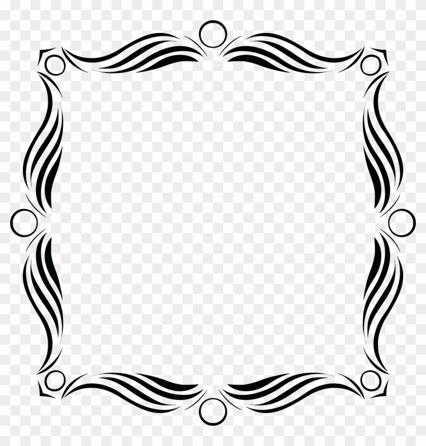 Free Clipart Of A Decorative Border - Picture Frame #48992