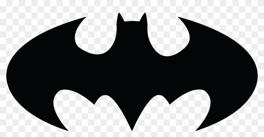 Free Clipart Of A Batman Icon - Batman Logo #49000