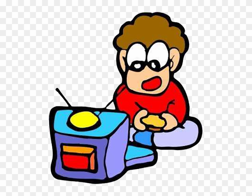 Child Television Clip Art - Png Animated Children Watching Tv #49180